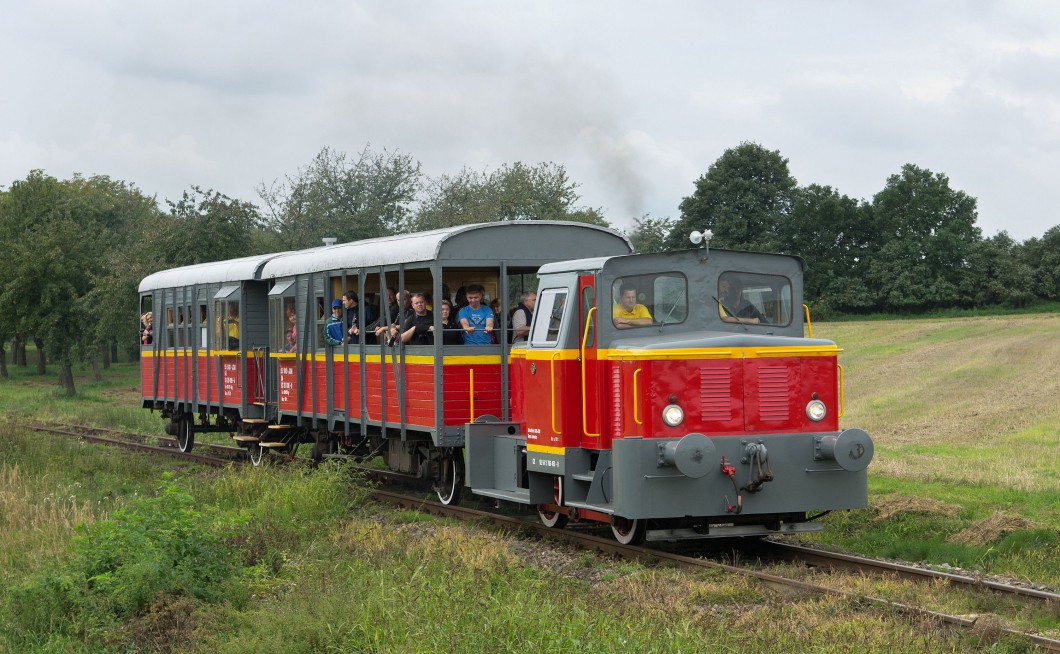 Excursion train on the Jemnice - Moravské Budějovice track