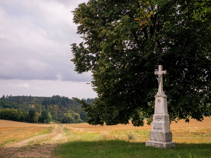 Do údolí Chvojnice vede příjemná polní cesta. Foto Bára Jahodová.