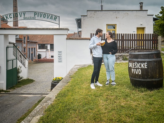 Pivovar v Dalešicích je vyhlášený nejen dobrým pivem. Foto Vít Bláha.