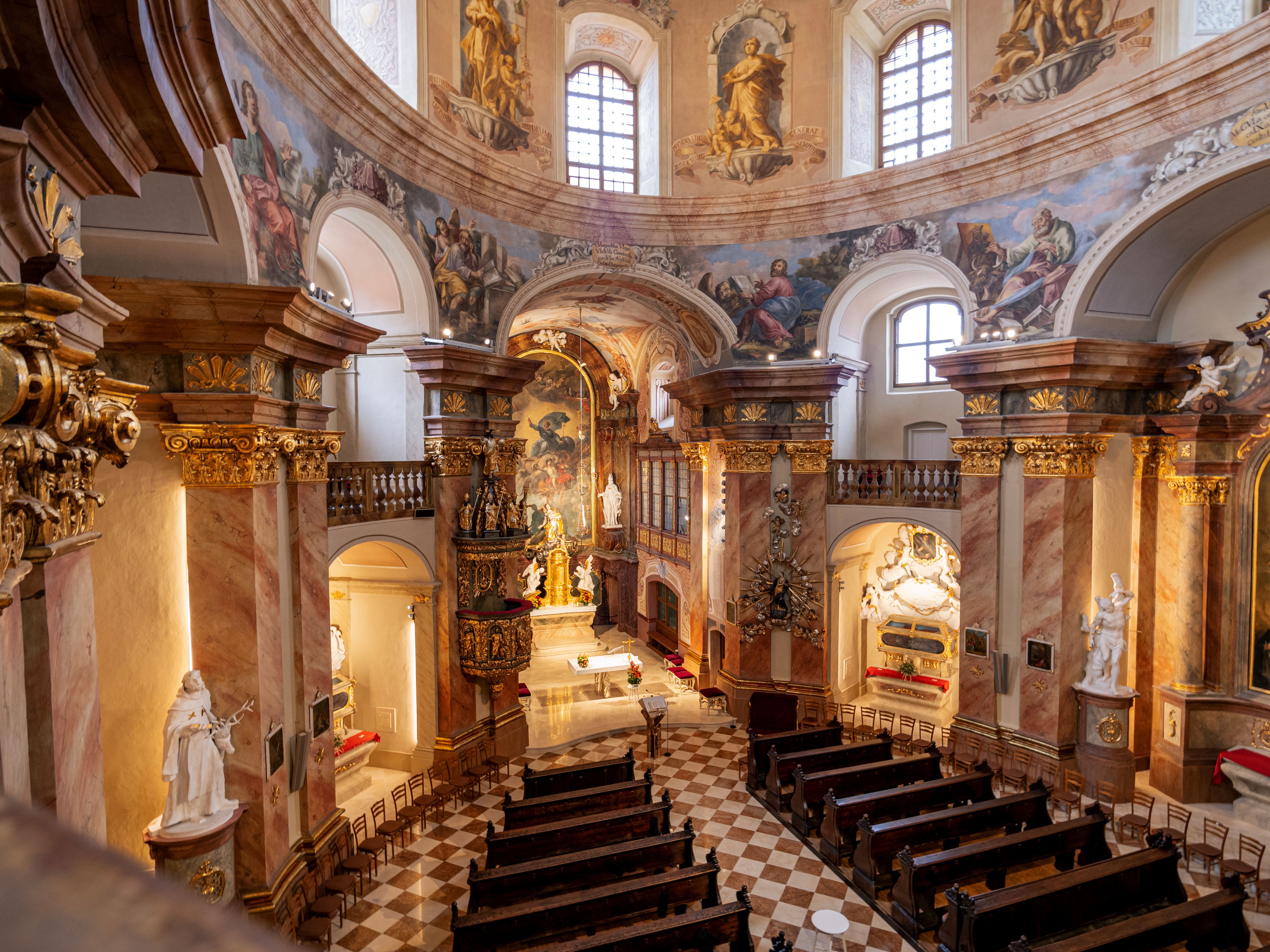 Kostel sv. Markéty v Jaroměřicích nad Rokytnou, foto Bára Jahodová.