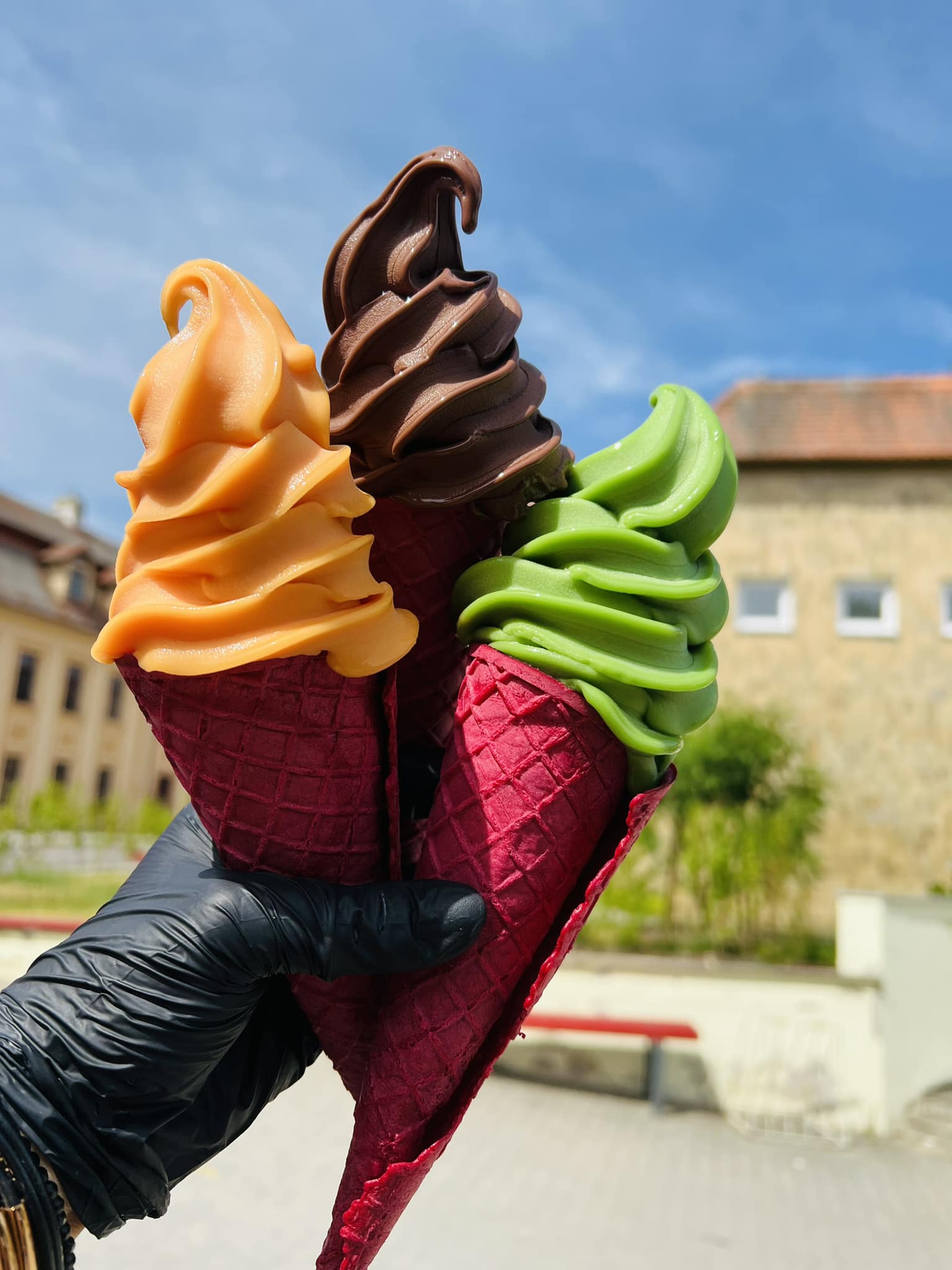 Vyhlášenou točenou zmrzlinmu mají také v Jemnici.