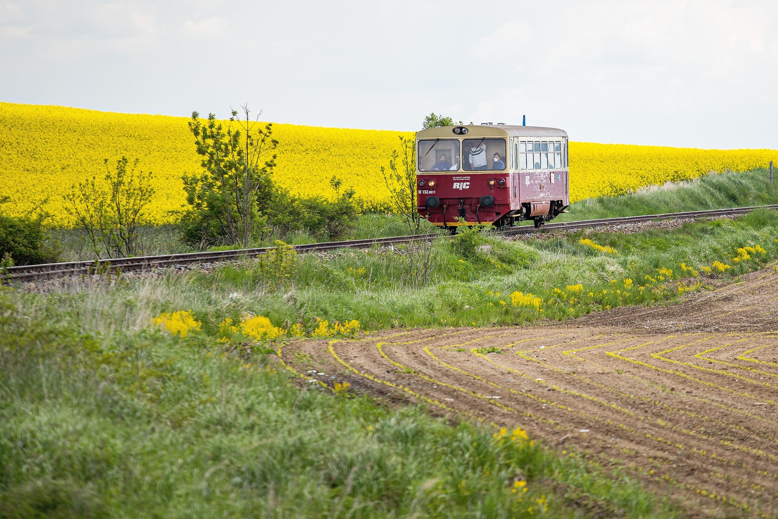 Provoz na Jemnické dráze zajišťují jednotky 812. Foto David Baštář. 