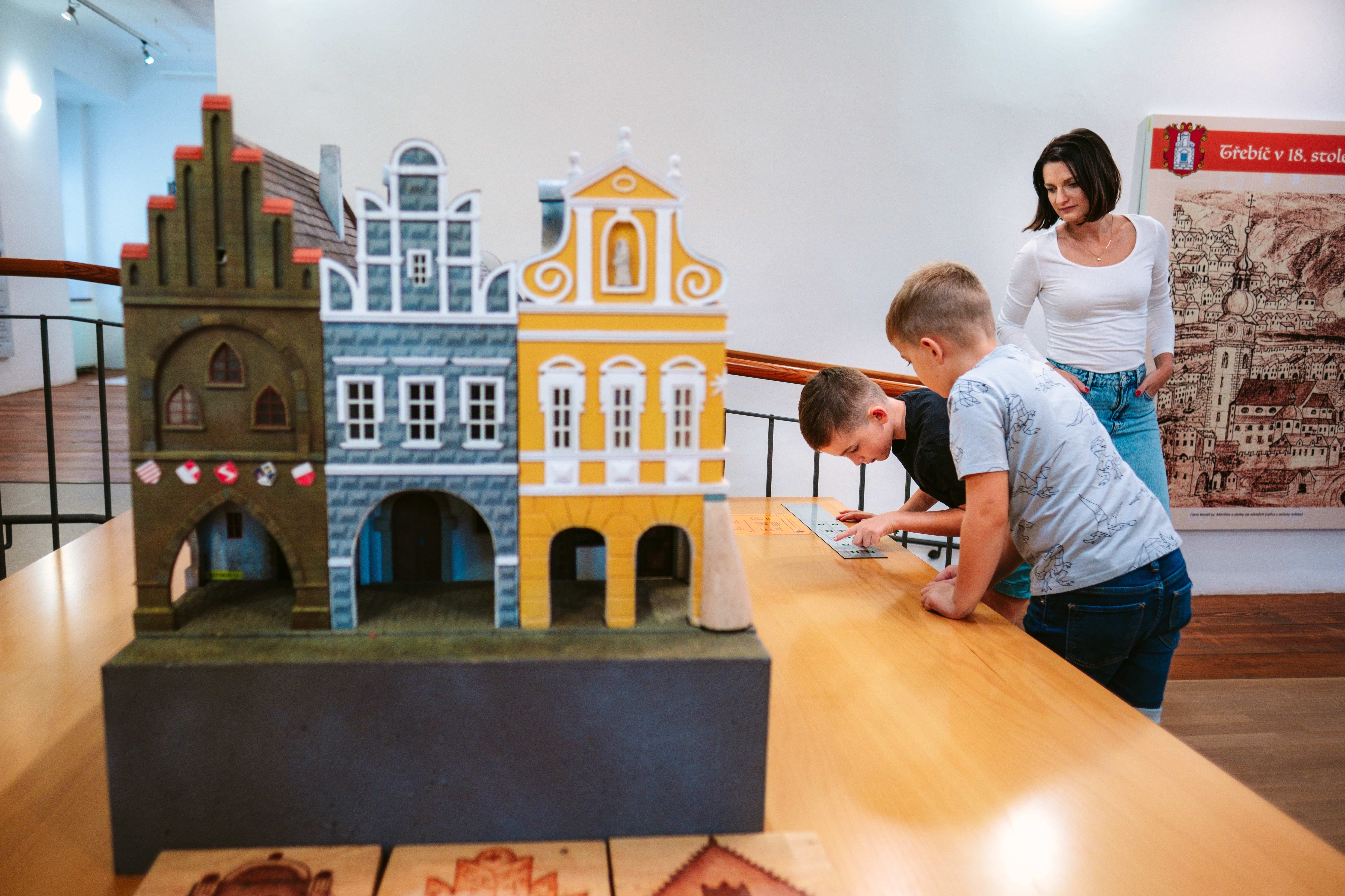 Expozice Cesty časem v Třebíči je interaktivní. Foto Pavel Rybníček. Expozice Cesty časem v Třebíči je interaktivní. Foto Pavel Rybníček.