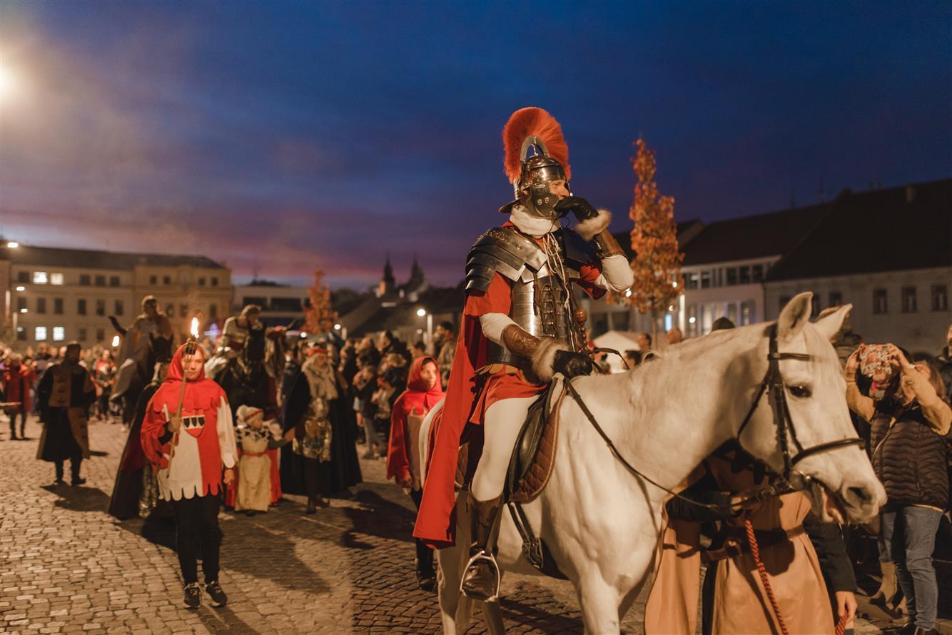 Svatý Martin přijede do Třebíče a do Jemnice. Foto Jakub Mertl. 